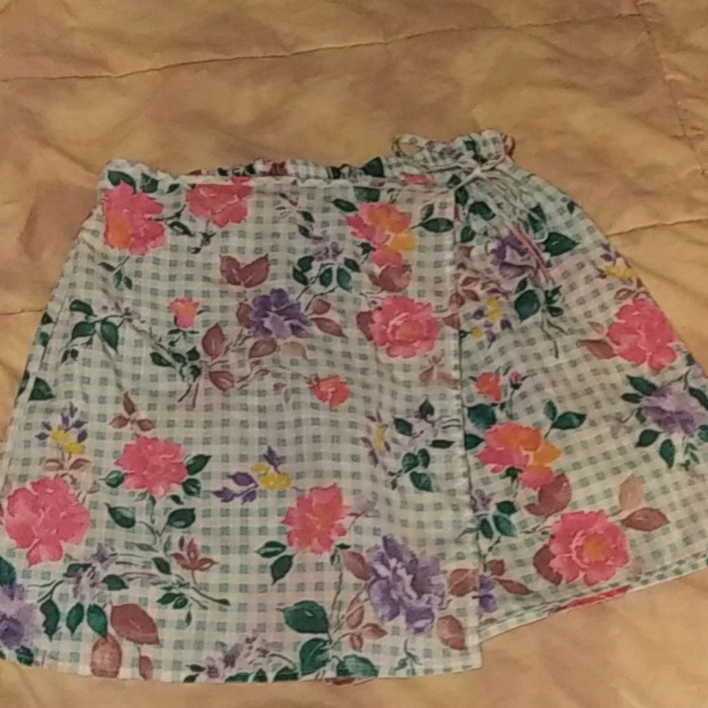 Colesce Couture Lounge Skort Shorts Floral Medium